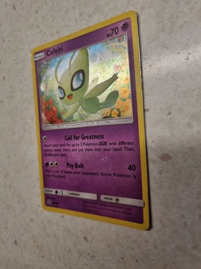 Celebi Holo Promo 2019 Pokemon Card from Sun and Moon
