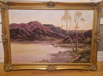 Cattle by a Lake, Johnston