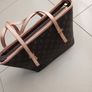 Louis Vitton  (Not Real) Handbag & Matching Purse. Image 7