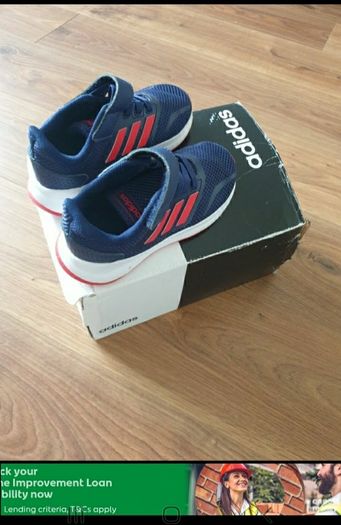 boys shoes 25/ 8 uk adidas, clarks