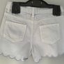 Mango kids girls light blue shorts with scalloped edges Age 4-5 BNWT Image 6