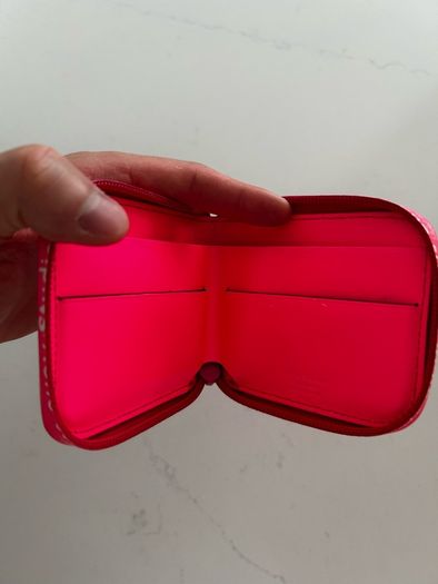 Acne Kei Leather Zip-Around Wallet