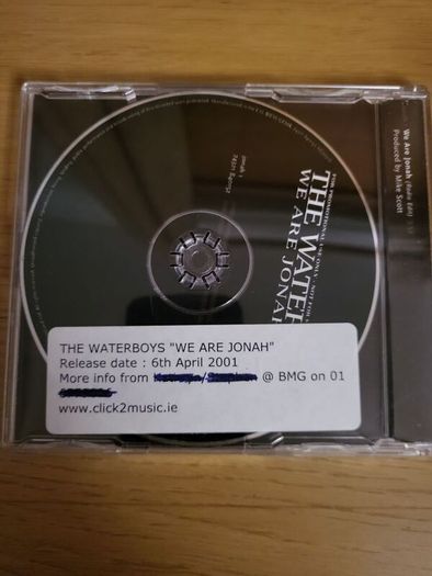 The Waterboys We Are Jonah Promo CD