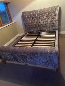 Sleigh King Size Bed
