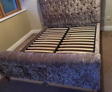 Sleigh King Size Bed