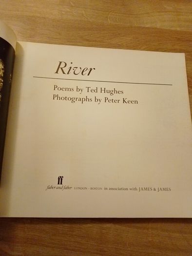 Ted Hughes RIVER Poetry 1983 First Edition
