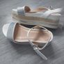Silver two part platform sandal 3 for 2 on all clothing, jewellery and footwear Image 2