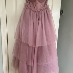 Dusty pink Debs dress