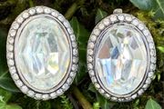 Vintage Jewelled Costume Earrings
