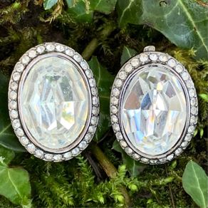 Vintage Jewelled Costume Earrings