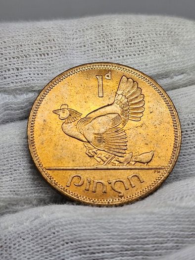Ireland 1966 1d Penny Beautiful Uncirculated Lustrous