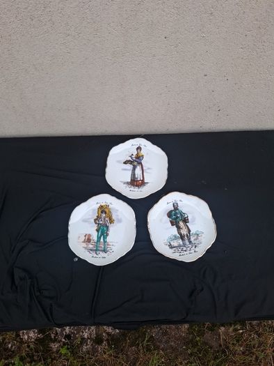 3 old paris works sides plates postage possible