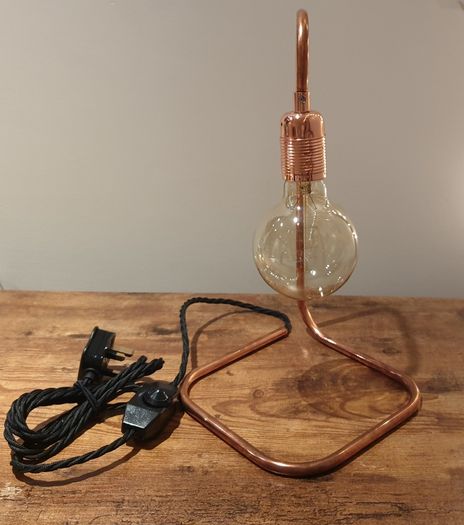 Fancy Designer Copper Table Lamp