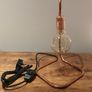 Fancy Designer Copper Table Lamp Image 2