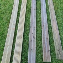 Deck boards, x5.
