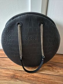 O Bag round,  black,  NEW