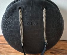 O Bag round,  black,  NEW