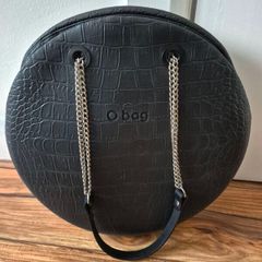 O Bag round,  black,  NEW