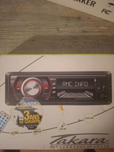 new car radio. In box