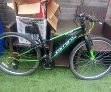 teenager mountain bike