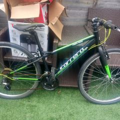 teenager mountain bike