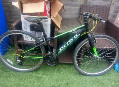 teenager mountain bike