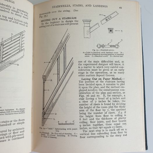 Carpenter and joiner books 1947 Vol 1-3 Caxton
