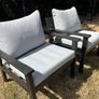 Garden furniture conversation set: sofa, armchairs & coffee table Image 2