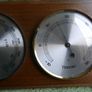 Vintage Wall Hanging Thermometer & Barometer & Hygrometer (one glass is missing) Image 5