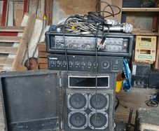 Vintage amplifiers and speakers