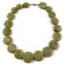 Vintage Serpentine Stone Necklace Image 6