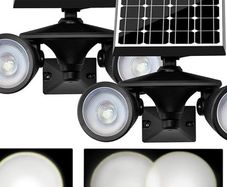 LED solar spotlight