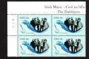 2006 Ireland Irish Music The Dubliners Plate Block 1A1A1A1A  Commemorative Stamp Mint Never Hinged (MNH)