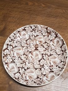 Vintahe Ivory stamp plate