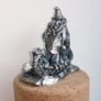 Metal Figure With Crystal - The Wizard Of The Lake Image 6