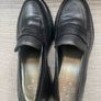 Next Black Leather Chunky Sole Loafers - Size 40 - New Image 7