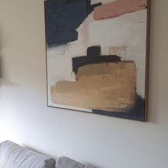 Large framed wall art canvas