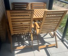 Garden Table and 4 Chairs