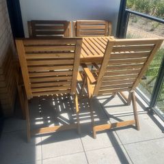 Garden Table and 4 Chairs