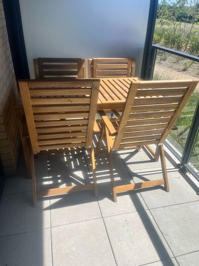 Garden Table and 4 Chairs