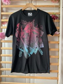 T-shirt zoo York small black logo front 100% cotton tshirt
