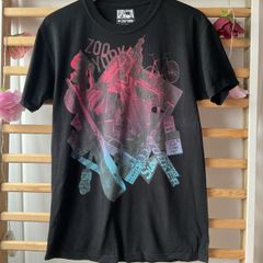 T-shirt zoo York small black logo front 100% cotton tshirt