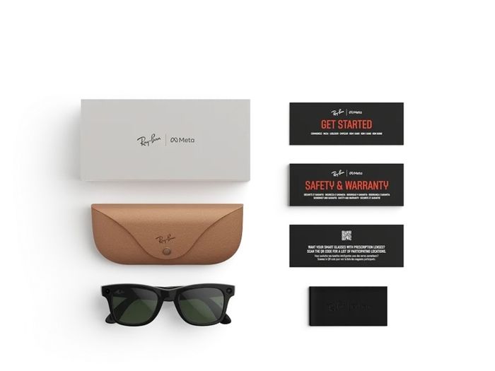 Ray-Ban Meta Gen 2 Glasses - Wayfarer - Shiny Black - Transitions