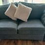 2 seater sofa, dark grey. Image 2