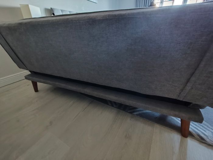 Grey Fabric Sofa Bed