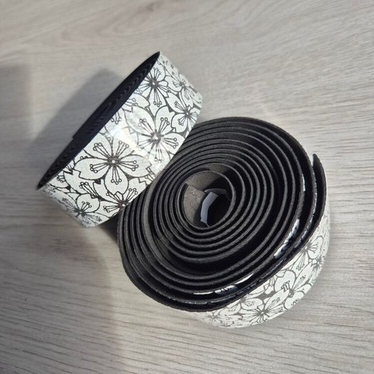 Road Bike Handlebar Tape, Black & White, New
