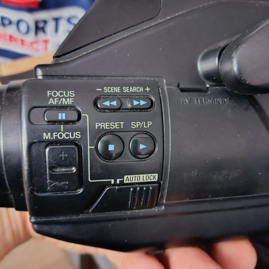 Vintage Sanyo VM-RZ1P Old Tapes Tape Premier Collection 8 mm Movie Video Camera Recorder Camcorder Japan cassette Handycam 8x Auto Focus