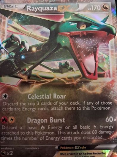 pokemon card : Rayquaza ex