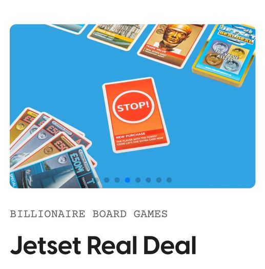 Jet Set Real Deal Card Game,New