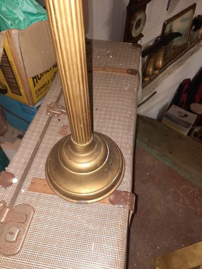 antique brass lamp